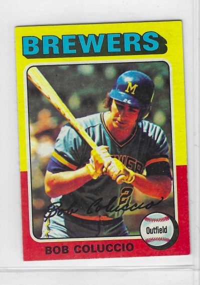 1975 Topps MINI Baseball - SET BREAK - Bob Coluccio #456