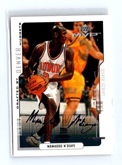 2000-01 Upper Deck MVP #220 Mamadou N'Diaye Silver Script