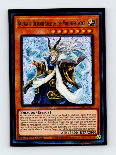 Phantom Nightmare #PHNI-EN021 Sauravis, Dragon Sage of the Voiceless Voice