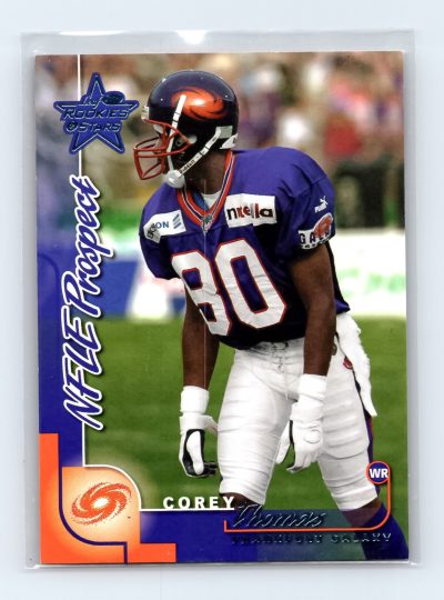 2000 Leaf Rookies Stars #299 Corey Thomas #/3000 NFL Football Card EXCELLENT