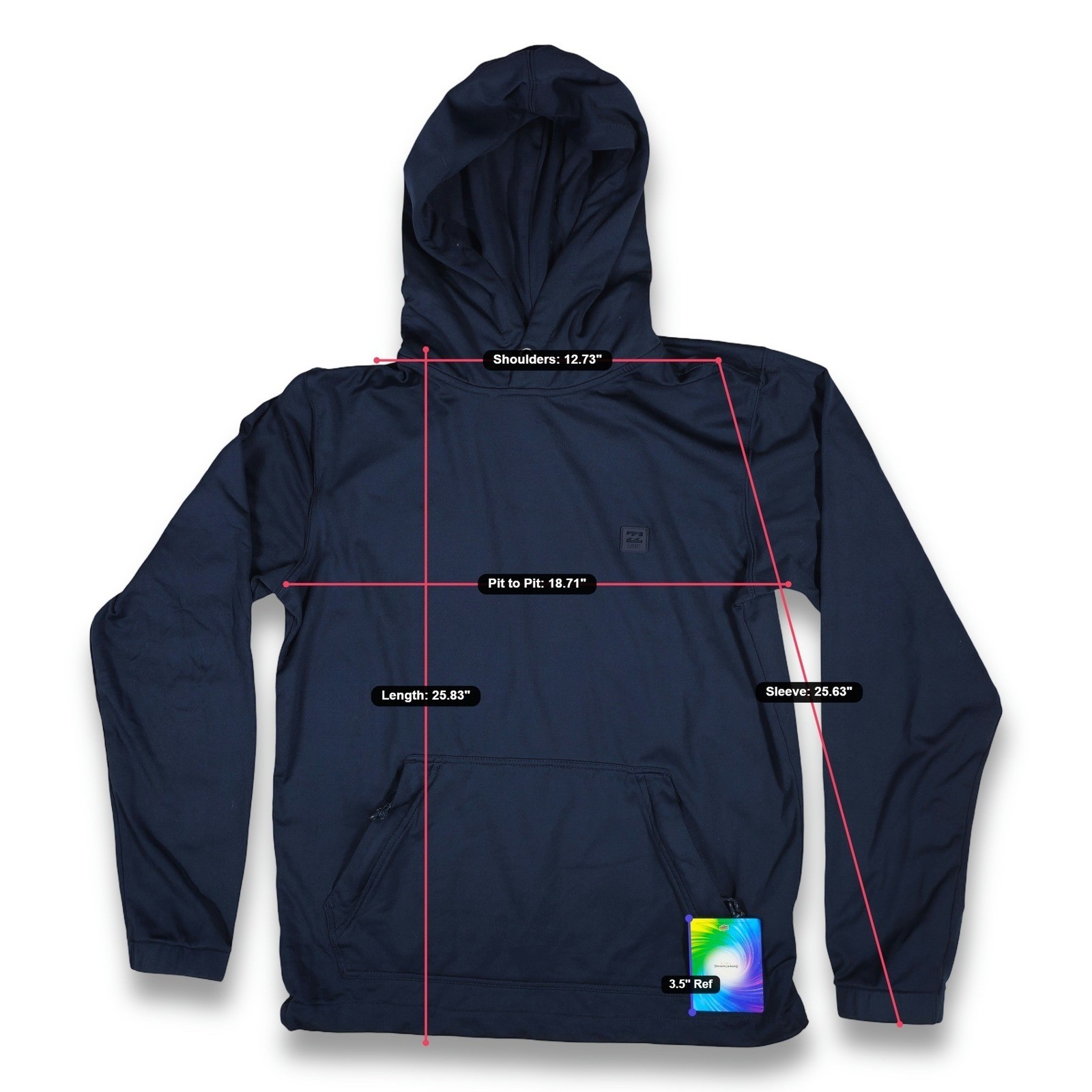 Vintage Billabong Adventure Division Hoodie Men S Navy Blue Performance Excellen - Image 4