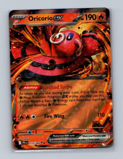 ME02: Phantasmal Flames #018/094 Oricorio ex Foil