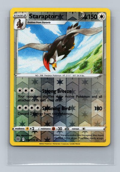 SWSH09: Brilliant Stars #119/172 Staraptor Foil