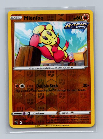 SWSH05: Battle Styles #076/163 Mienfoo Foil