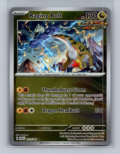 SV07: Stellar Crown #111/142 Raging Bolt Foil