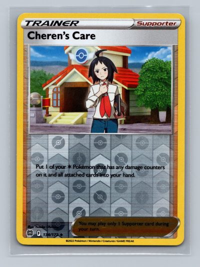 SWSH09: Brilliant Stars #134/172 Cheren's Care Foil