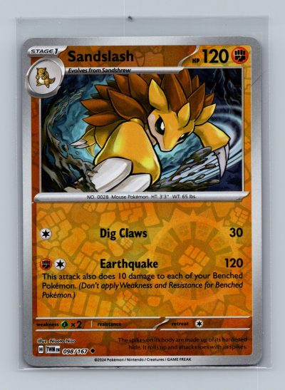 SV06: Twilight Masquerade #098/167 Sandslash Foil