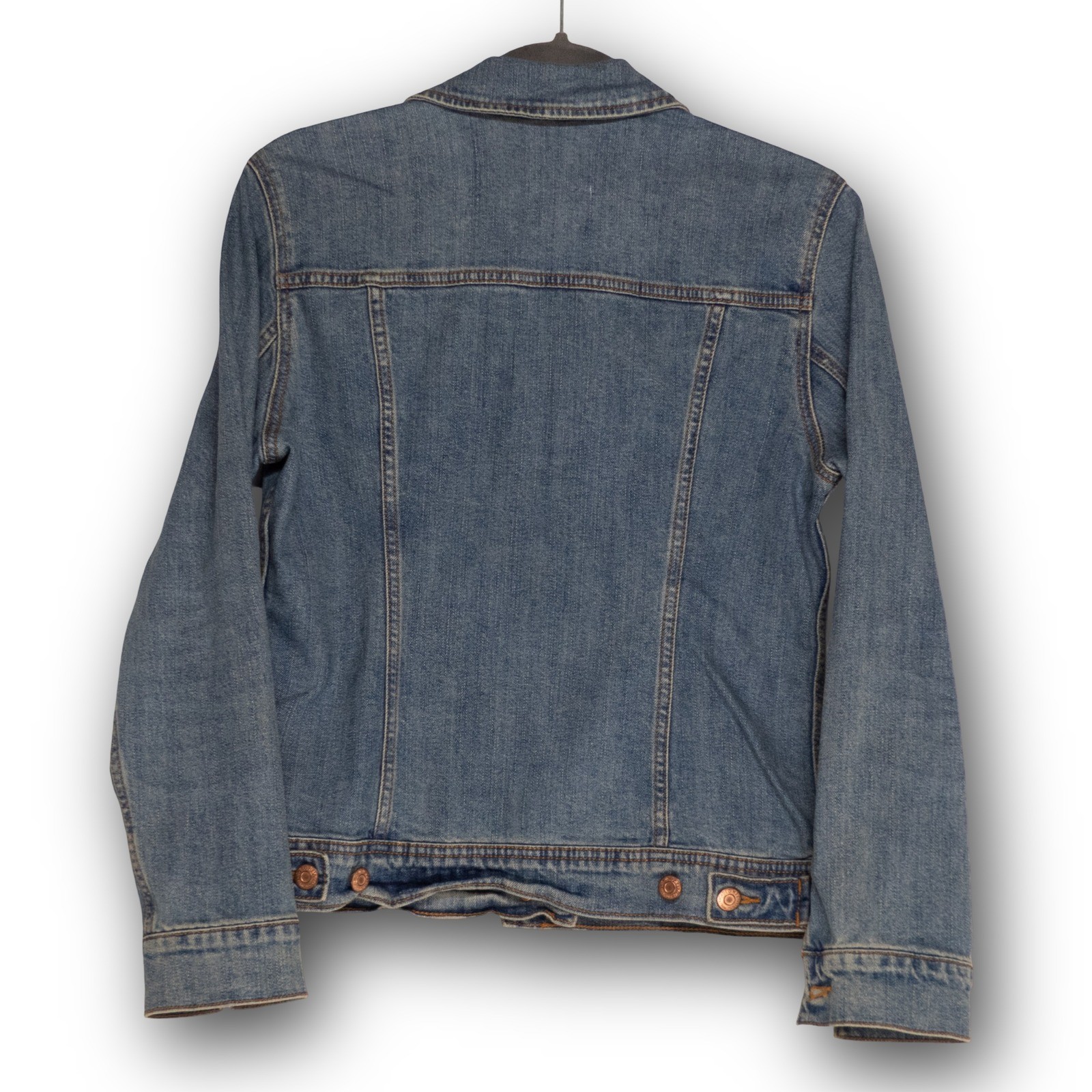 Vintage Old Navy Denim Jacket Women's Small Blue Medium Wash Excellent - Image 2