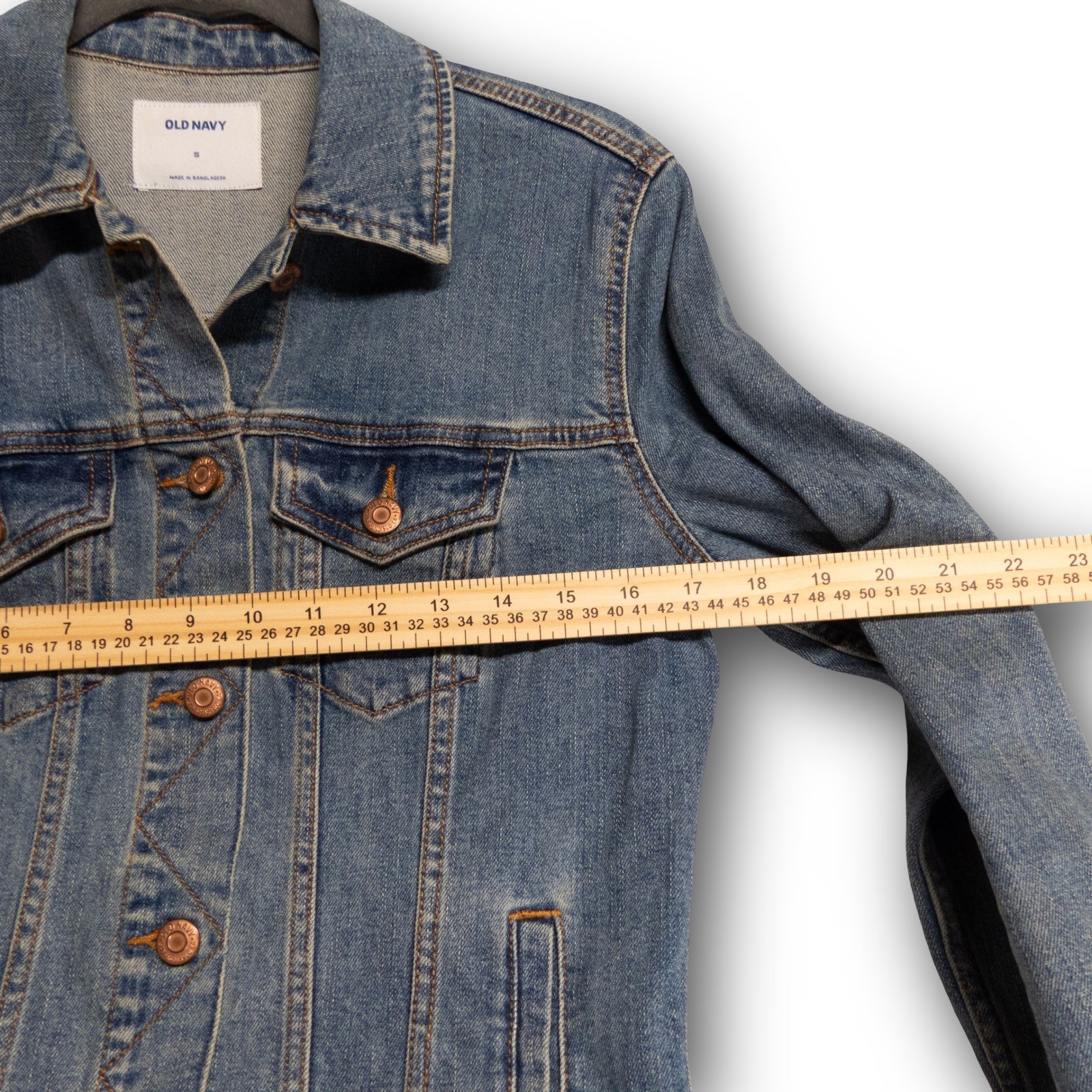 Vintage Old Navy Denim Jacket Women's Small Blue Medium Wash Excellent - Image 5