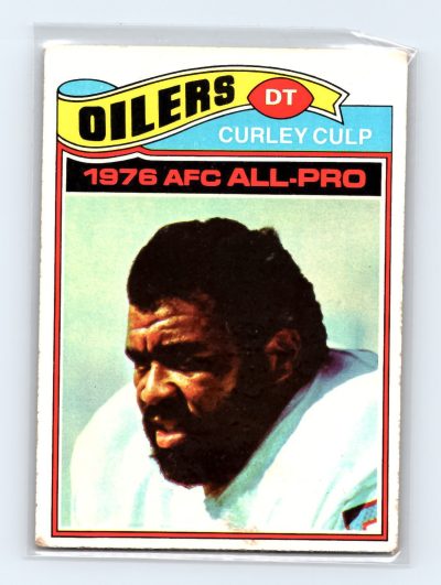 1977 Topps #280 Curley Culp Houston Oilers NFL Football Card Excellent