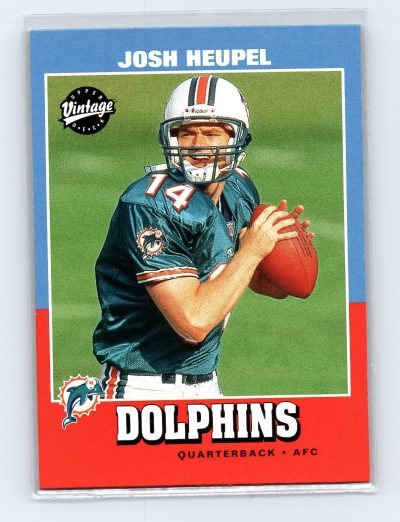 Josh Heupel 2001 Upper Deck Vintage #235 Miami Dolphins RC - EXCELLENT