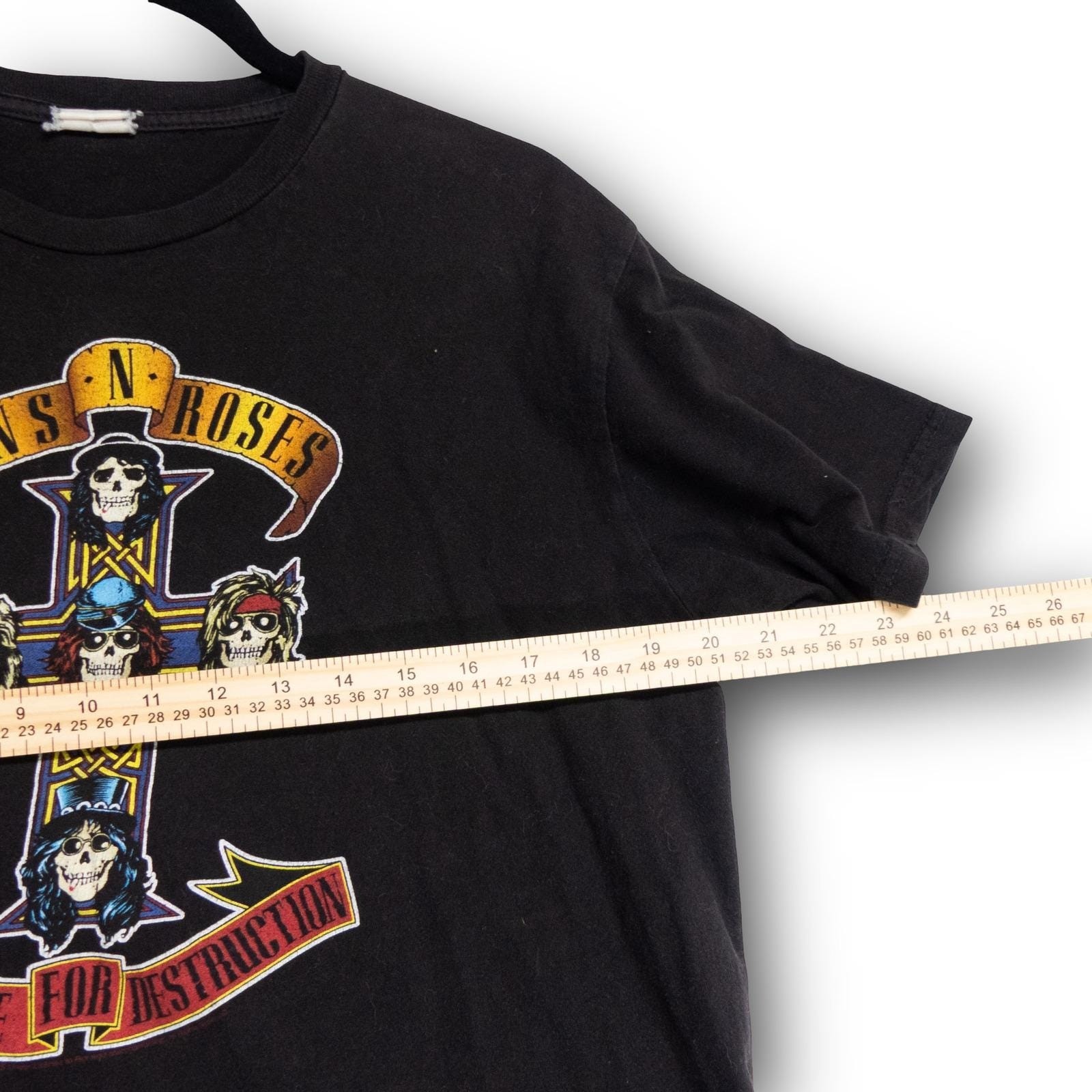 Vintage Guns N Roses T Shirt Mens XL Black Appetite For Destruction Graphic Good - Image 6