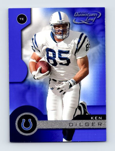 Ken Dilger 2001 Quantum Leaf #79 Indianapolis Colts Football Card EXCELLENT