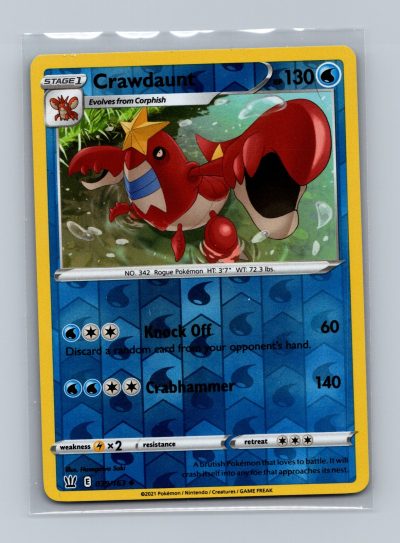 SWSH05: Battle Styles #039/163 Crawdaunt Holo