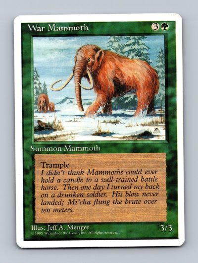 Fourth Edition War Mammoth