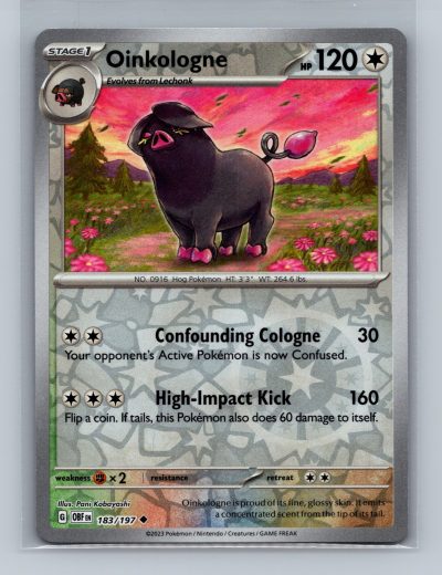 SV03: Obsidian Flames #183/197 Oinkologne Holo