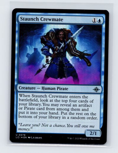The Lost Caverns of Ixalan #79 Staunch Crewmate - Foil