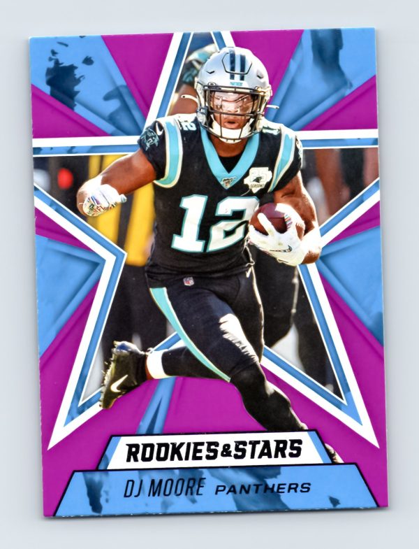 DJ Moore 2020 Panini Rookies Stars Purple #77 Carolina Panthers EXCELLENT