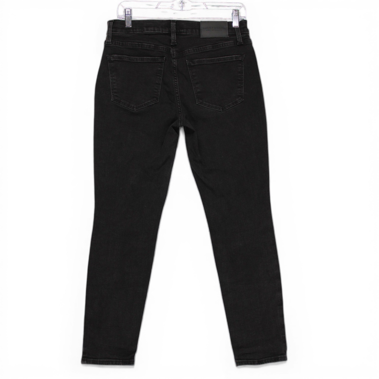 Vintage Lucky Brand Ava Mid Rise Skinny Ankle Jeans Womens 8 29 Black Excellent - Image 2