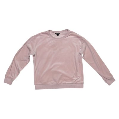 Velour Banana Republic Women's Medium Pink Crewneck Sweatshirt Excellent