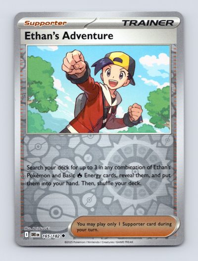 SV10: Destined Rivals #165/182 Ethan's Adventure Reverse Holo Pokemon