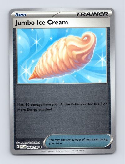 ME02: Phantasmal Flames #091/094 Jumbo Ice Cream Reverse Holo Pokemon