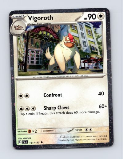SV02: Paldea Evolved #161/193 Vigoroth Holo Pokemon