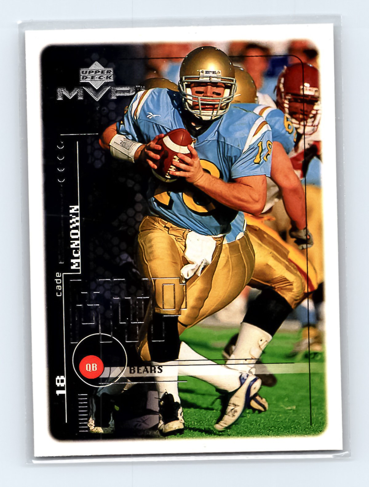 1999 Upper Deck MVP #211 Cade McNown Chicago Bears NFL Trading Card