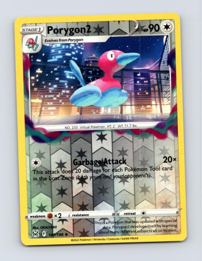 SWSH11: Lost Origin #141/196 Porygon2 Reverse Holo Pokemon