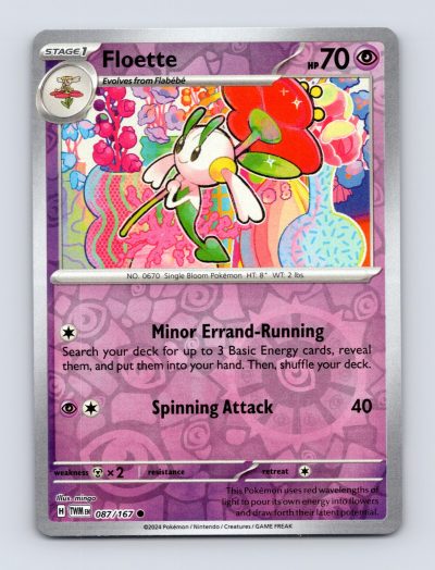 SV06: Twilight Masquerade #087/167 Floette Reverse Holo Pokemon
