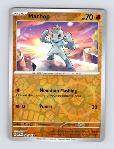 SV: Scarlet & Violet 151 #066/165 Machop Reverse Holo