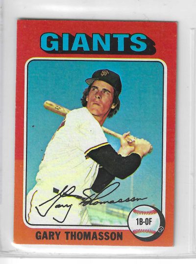 1975 Topps MINI Baseball - SET BREAK - Gary Thomasson #529