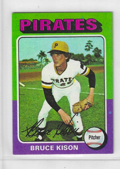 1975 Topps MINI Baseball - SET BREAK - Bruce Kison #598