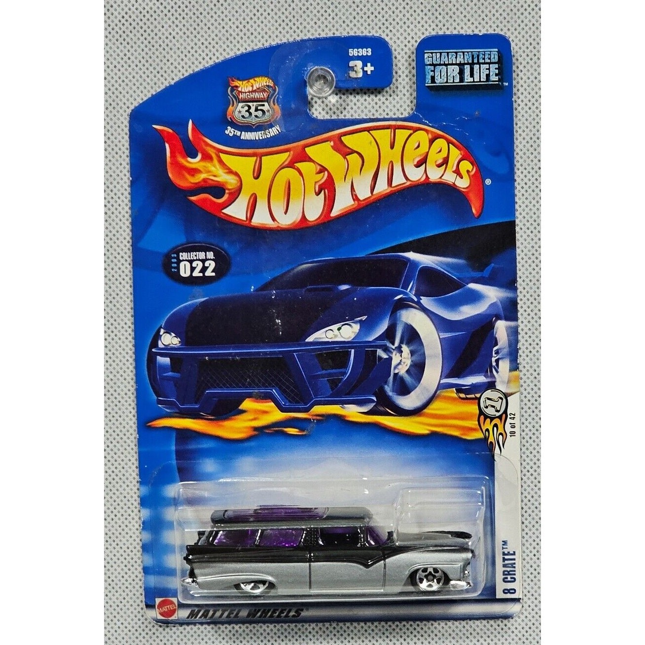 Hot Wheels 2003 First Editions 8 Crate #022 35th Anniversary Diecast Car
