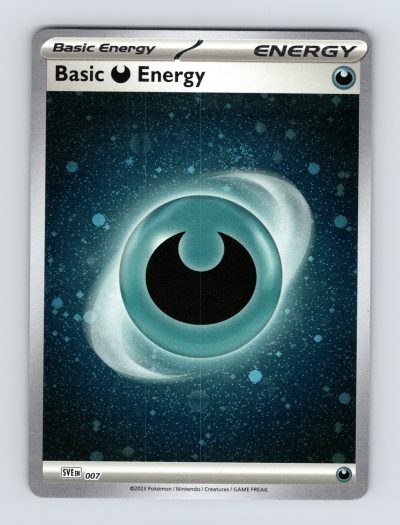 SVE: Scarlet & Violet Energies #007 Basic Darkness Energy (Cosmos Holo)