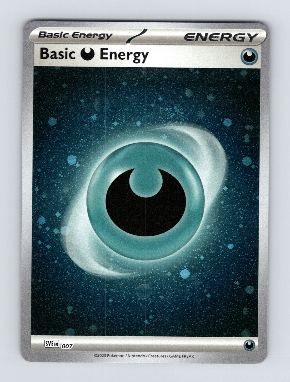 SVE: Scarlet & Violet Energies #007 Basic Darkness Energy (Cosmos Holo)