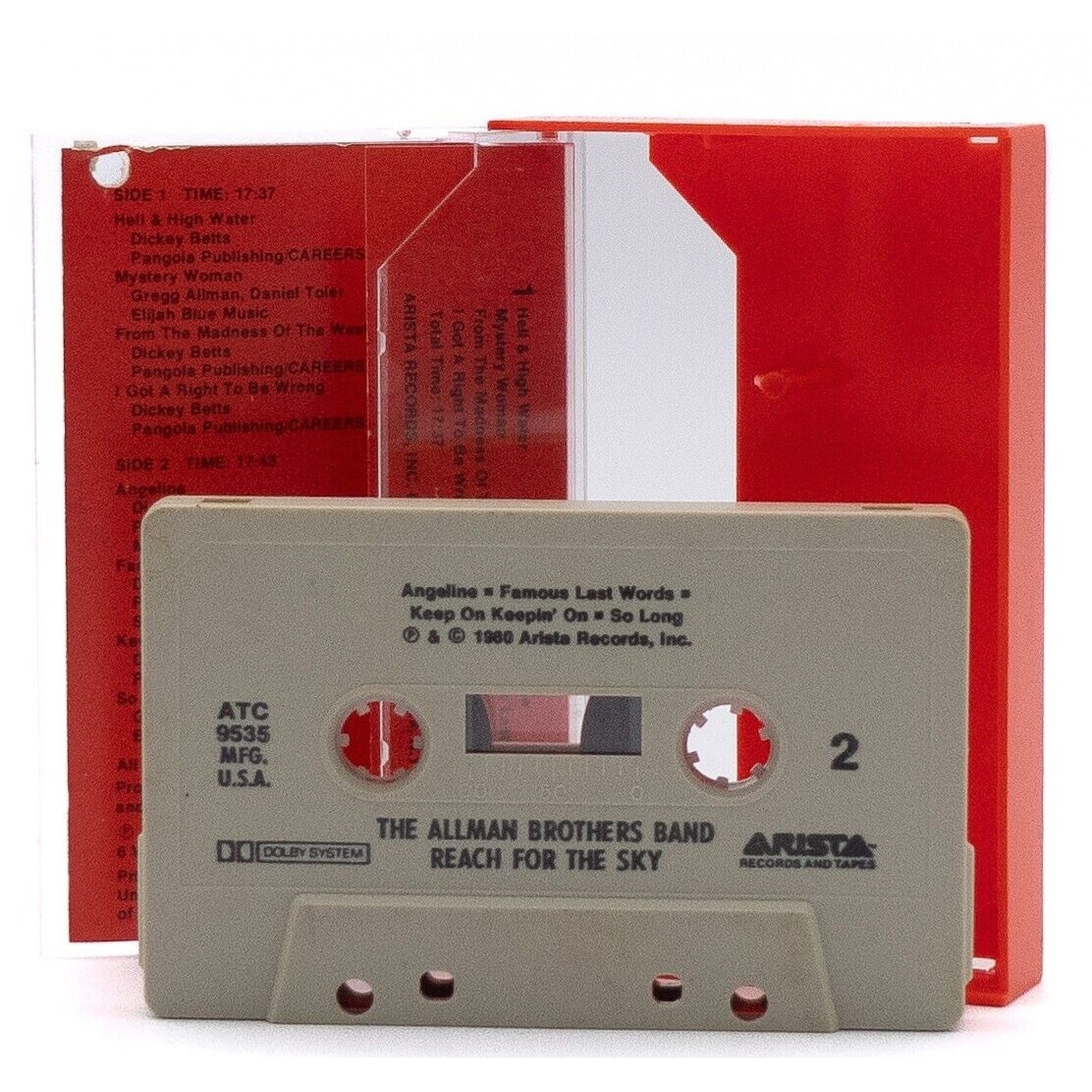The Allman Brothers Band "Reach for the Sky" Cassette Tape - Image 5