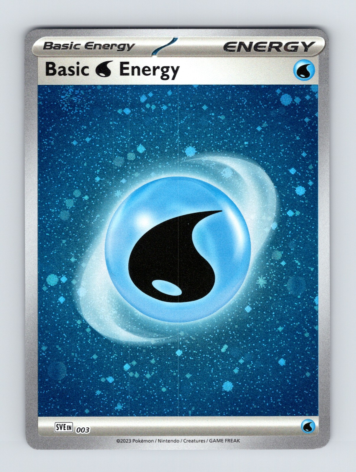 SVE: Scarlet & Violet Energies #003 Basic Water Energy (Cosmos Holo)