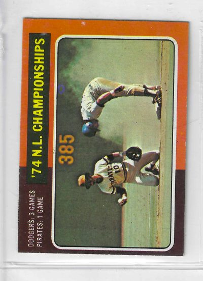 1975 Topps MINI Baseball - SET BREAK - N.L. Championships #460