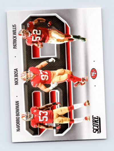 2021 Score Football Card #3D14 Bowman Bosa Willis 3D - EXCELLENT