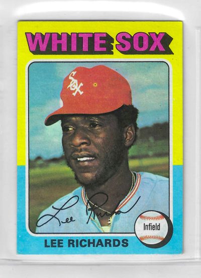 1975 Topps MINI Baseball - SET BREAK - Lee Richards #653