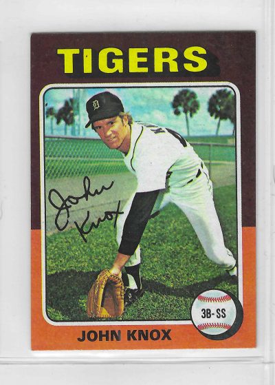 1975 Topps MINI Baseball - SET BREAK - John Knox #546