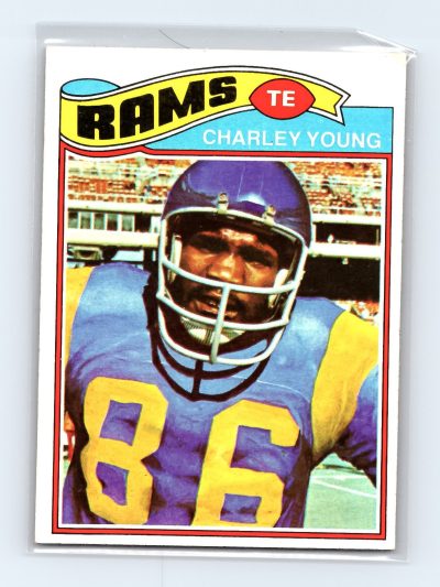 1977 Topps Football #275 Charley Young Los Angeles Rams TE - Excellent