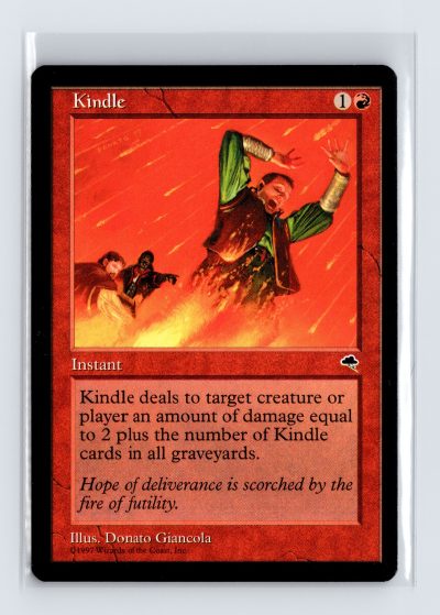 Vintage MTG 1997 Tempest #184 Kindle - Black Border