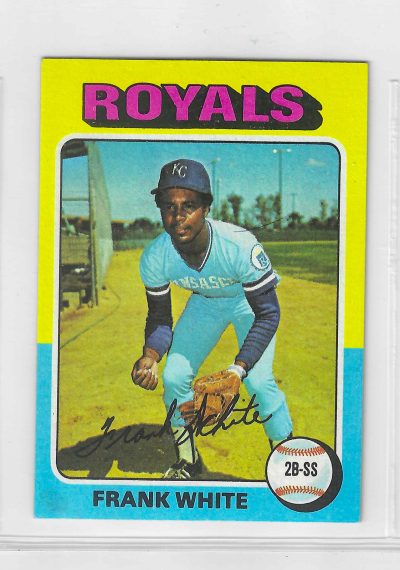 1975 Topps MINI Baseball - SET BREAK - Frank White #569