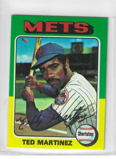 1975 Topps MINI Baseball - SET BREAK - Ted Martinez #637