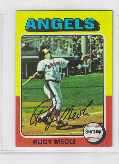 1975 Topps MINI Baseball - SET BREAK - Rudy Meoli #533