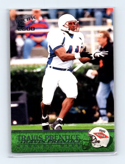 2000 Pacific #436 Travis Prentice Rookie Card Cleveland Browns NFL EXCELLENT