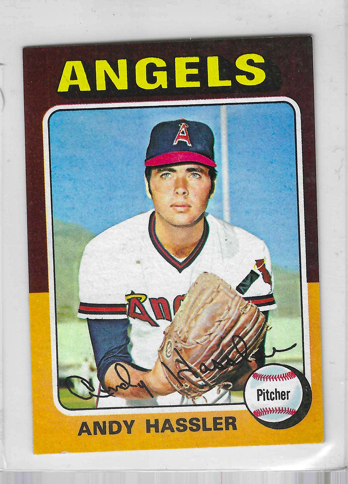 1975 Topps Mini Baseball Andy Hassler #261