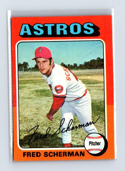 1975 Topps Baseball - SET BREAK - #252 Fred Scherman